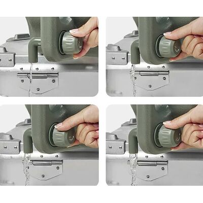 Пластикова каністра для води з краном Naturehike CNH22CJ018 (Khaki) на 20 л, Об'єм: 20, Колір виробника: Khaki, зображення 2