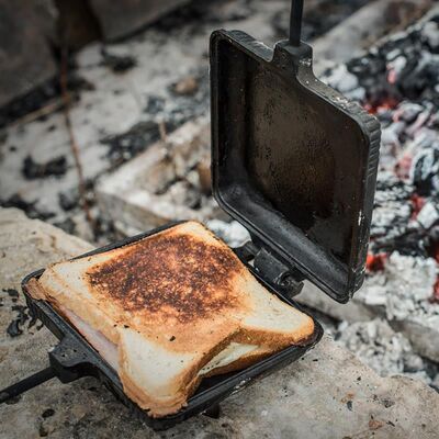 Чавунний пресc-гриль для сендвічей Petromax Sandwich Iron L, зображення 16