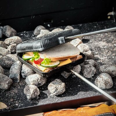 Чавунний пресc-гриль для сендвічей Petromax Sandwich Iron L, зображення 20