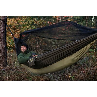 Туристичний гамак з москітною сіткою та кишенею під каремат Amazonas Moskito-Traveller Thermo (БЕЗ кріплень), зображення 5
