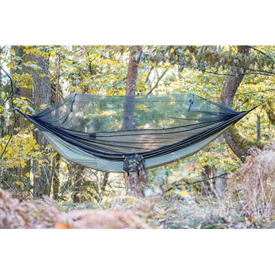 Туристичний гамак з москітною сіткою та кишенею під каремат Amazonas Moskito-Traveller Thermo (БЕЗ кріплень), зображення 6