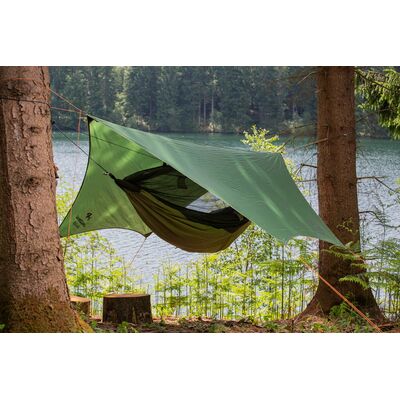Туристичний гамак з москітною сіткою та кишенею під каремат Amazonas Moskito-Traveller Thermo (БЕЗ кріплень), зображення 8