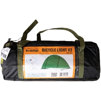 1-місний намет Tramp Bicycle Light 1 V2: двошаровий, Кількість місць: 1, Колір: Green, зображення 12