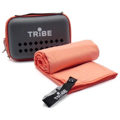 Швидкосохнучий рушник з мікрофібри з чохлом Tribe Pocket Towel - L (Brick Red), 120х60 см, Тип розміру: L, Колір: Brick Red, зображення 5