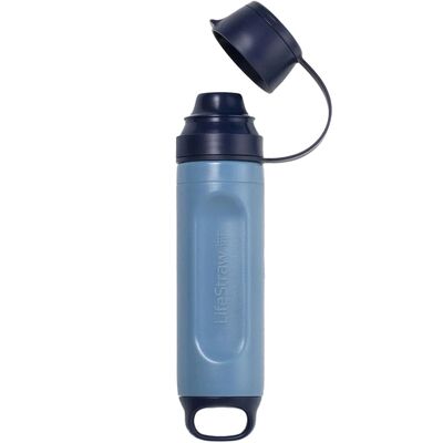 Фільтр-трубочка для пиття води LifeStraw Peak Solo (Mountain Blue), Колір резервуару: Mountain Blue, зображення 2