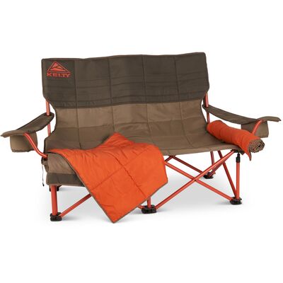 Двомісне розкладне крісло на природу Kelty Low Loveseat Nest (Bungee Cord-Beluga), зображення 2