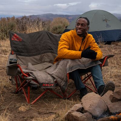 Двомісне розкладне крісло на природу Kelty Low Loveseat Nest (Bungee Cord-Beluga), зображення 12