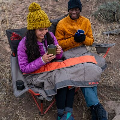 Двомісне розкладне крісло на природу Kelty Low Loveseat Nest (Bungee Cord-Beluga), зображення 13