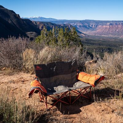 Двомісне розкладне крісло на природу Kelty Low Loveseat Nest (Bungee Cord-Beluga), зображення 16