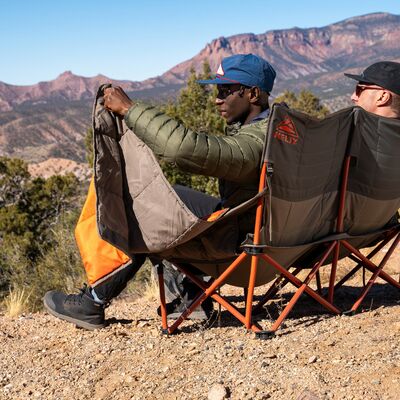Двомісне розкладне крісло на природу Kelty Low Loveseat Nest (Bungee Cord-Beluga), зображення 10