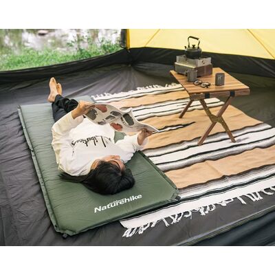 Самонадувний каремат Naturehike NH20DZ003 (Dark Green), Товщина: 5, Колір виробника: Dark Green, зображення 10