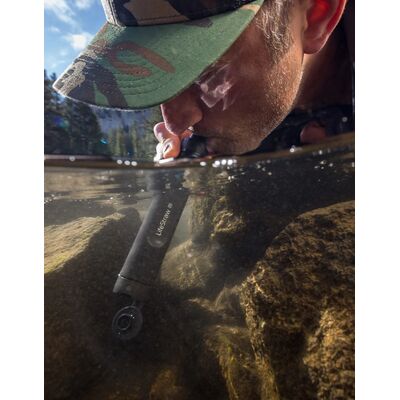 Фільтр-трубочка для пиття води LifeStraw Peak Personal (Mountain Blue), Колір резервуару: Mountain Blue, зображення 6
