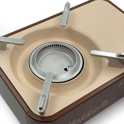 Туристична газова плитка BaseCamp Camping Stove Mokkiata (Brown) для цангових балонів, Колір виробника: Brown, зображення 3