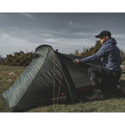 2-місний ультралегкий намет Easy Camp Sarek 2: двошаровий, Кількість місць: 2, Колір: Dark Green, зображення 12