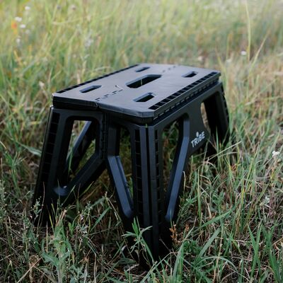 Розкладний табурет на природу Tribe Camp Chair - Low (Black), Тип розміру: Low, Колір виробника: Black, зображення 9