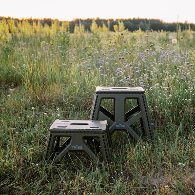 Високий розкладний табурет на природу Tribe Camp Chair - High (Olive), Тип розміру: High, Колір виробника: Olive, зображення 13
