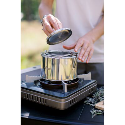 Туристичний чайник з заварником Tribe Kettle на 1,2 л, нержавіюча сталь, зображення 13