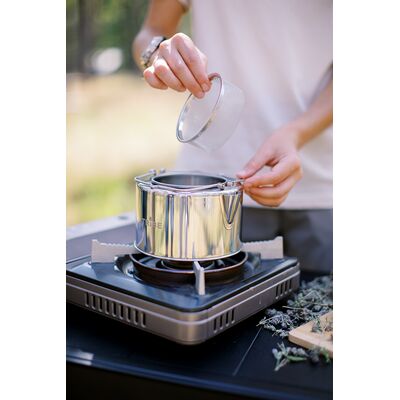Туристичний чайник з заварником Tribe Kettle на 1,2 л, нержавіюча сталь, зображення 14