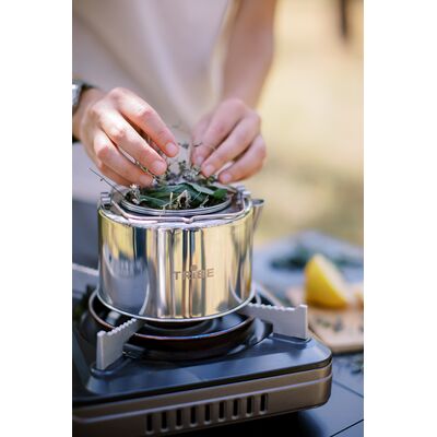 Туристичний чайник з заварником Tribe Kettle на 1,2 л, нержавіюча сталь, зображення 16