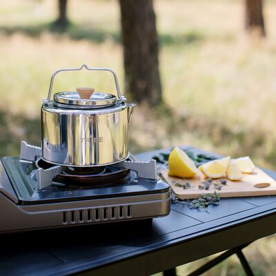 Туристичний чайник з заварником Tribe Kettle на 1,2 л, нержавіюча сталь, зображення 18
