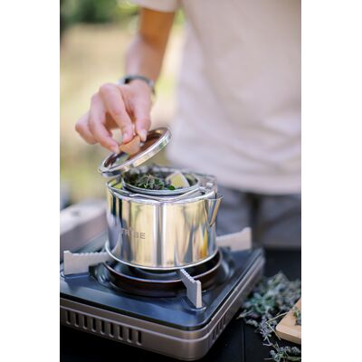 Туристичний чайник з заварником Tribe Kettle на 1,2 л, нержавіюча сталь, зображення 20