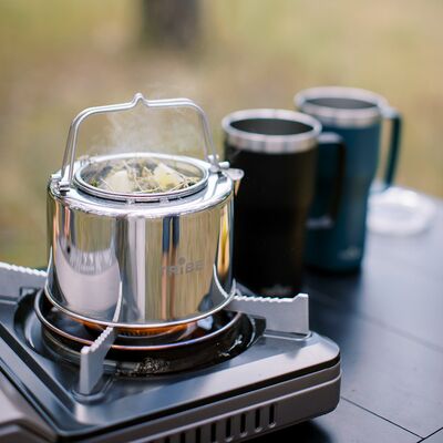 Туристичний чайник з заварником Tribe Kettle на 1,2 л, нержавіюча сталь, зображення 22