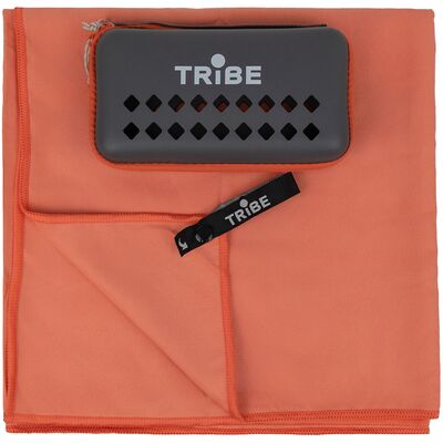 Швидкосохнучий рушник з мікрофібри з чохлом Tribe Pocket Towel - L (Brick Red), 120х60 см, Тип розміру: L, Колір: Brick Red, зображення 6