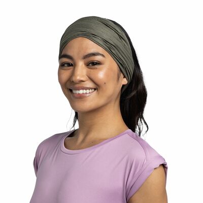 Літній шарф-труба BUFF® Coolnet UV+ (Solid Khaki), Колір виробника: Solid Khaki, зображення 4