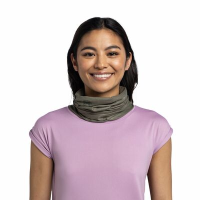 Літній шарф-труба BUFF® Coolnet UV+ (Solid Khaki), Колір виробника: Solid Khaki, зображення 3