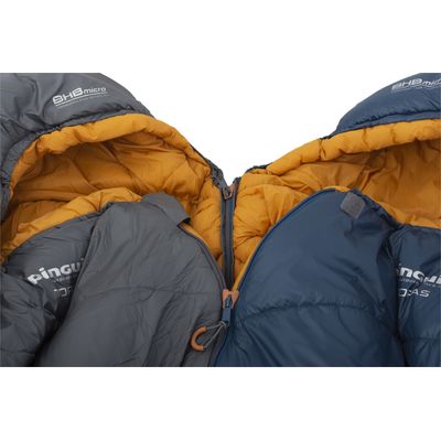 Зимовий туристичний спальник Pinguin Expert CCS 185 (Grey) до -16°C: з капюшоном, Максимальний зріст користувача: 185, Колір: Grey, Сторона застібки: ліва, зображення 4
