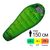 Дитячий туристичний спальник Pinguin Mistral Junior PFM 150 (Green) до -3°C: з капюшоном, Максимальний зріст користувача: 150, Колір: Green, Сторона застібки: права