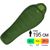 Демісезонний туристичний спальник Pinguin Spirit CCS 195 (Green) до -12°C: з капюшоном, Максимальний зріст користувача: 195, Колір: Green, Сторона застібки: права