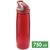 Спортивна пляшка для води з трубочкою Laken Summit Tritan (Red) на 750 мл, тритан, Об'єм: 750, Колір виробника: Red