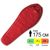 Демісезонний туристичний спальник Pinguin Comfort PFM 175 (Red) до -7°C: з капюшоном, Максимальний зріст користувача: 175, Колір: Red, Сторона застібки: ліва
