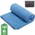 Швидкосохнучий рушник з мікрофібри з чохлом Naturehike Fitness - M (Blue), 160x80 см, Тип розміру: M, Колір: Blue