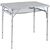 Розкладний стіл з поличкою Bo-Camp Premium - 90x60x81 см, Тип розміру: 90x60x81 см, Колір: Grey