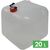 Туристична складна каністра для води з краном Tribe Water Carrier на 20 л, Об'єм: 20