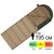 Демісезонний кемпінговий спальник-ковдра Naturehike CNK2550WS028 - U250 (Brown/Green) до 4°C: з капюшоном, Максимальний зріст користувача: 195, Колір: Brown/Green, Сторона застібки: права