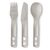 Туристичний набір пластикових столових приборів Sea to Summit Horizon - 3 предмети (Moonstruck): ложка, виделка, ніж, Колір виробника: Moonstruck