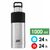 Термопляшка з антиковзним окантуванням Esbit Sculptor Silicone Sleeve (Steel) на 1000 мл, Об'єм: 1000, Колір виробника: Steel/Black Silicone