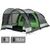 5-місний кемпінговий намет High Peak Brixen 5.0, Кількість місць: 5, Колір: Light Grey/Dark Grey/Green