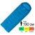Демісезонний кемпінговий спальник-ковдра Pinguin Safari PFM 190 (Blue) до 1°C: з капюшоном, Максимальний зріст користувача: 190, Колір: Blue, Сторона застібки: права