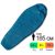 Демісезонний туристичний спальник Pinguin Savana PFM 185 (Blue) до 0°C: з капюшоном, Максимальний зріст користувача: 185, Колір: Blue, Сторона застібки: права