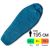 Демісезонний туристичний спальник Pinguin Savana PFM 195 (Blue) до 0°C: з капюшоном, Максимальний зріст користувача: 195, Колір: Blue, Сторона застібки: ліва