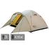 3-місний намет Tramp Camp 3 (Sand): двошаровий, з тамбуром, Кількість місць: 3, Колір: Sand/Black