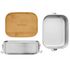 Туристичний ланчбокс з бамбуковою кришкою Tatonka Lunch Box I Bamboo на 800 мл, нержавіюча сталь, Об'єм: 800, зображення 2