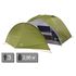 3-місний намет Big Agnes Blacktail 3 Hotel: двошаровий, з тамбуром, Кількість місць: 3, Колір: Green/Grey