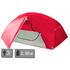 3-місний ультралегкий намет Tramp Cloud 3 (Red): двошаровий, Кількість місць: 3, Колір: Red