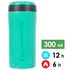Термокружка для кави Lifeventure Thermal (Aqua) на 300 мл: герметична кришка, Об'єм: 300, Колір: Aqua