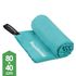 Ультралегкий рушник з мікрофібри з чохлом Naturehike MJ01 Ultralight - M (Emerald), 80х40 см, Тип розміру: M, Колір: Emerald